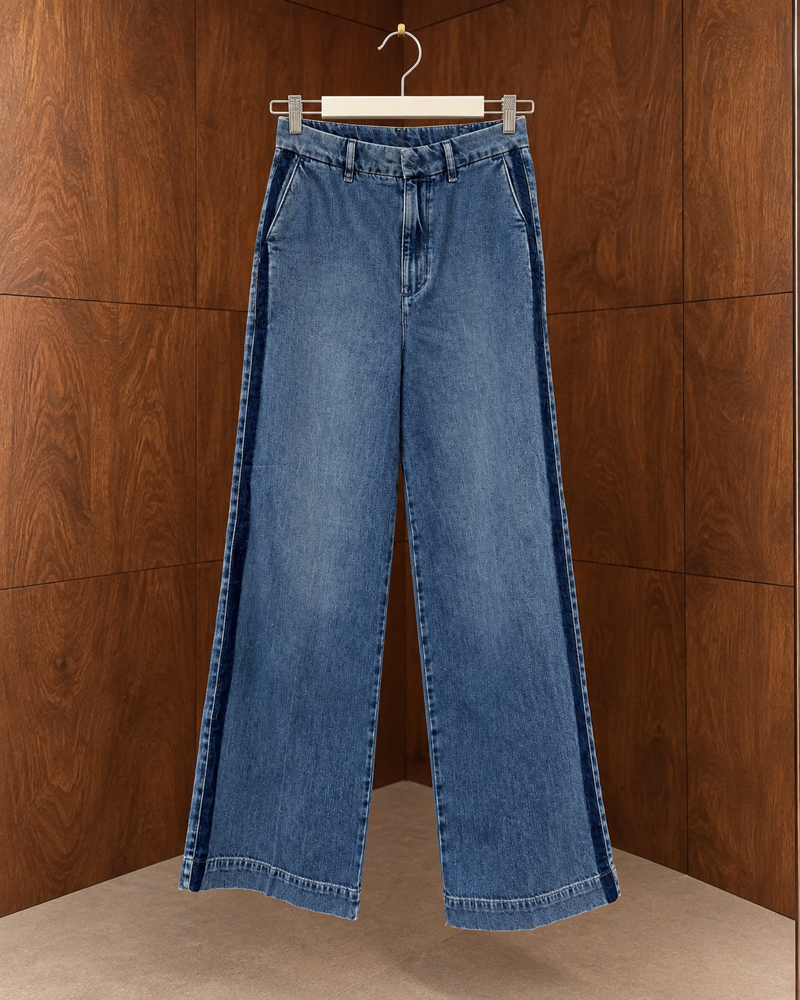 Premium High Rise Denim Trousers