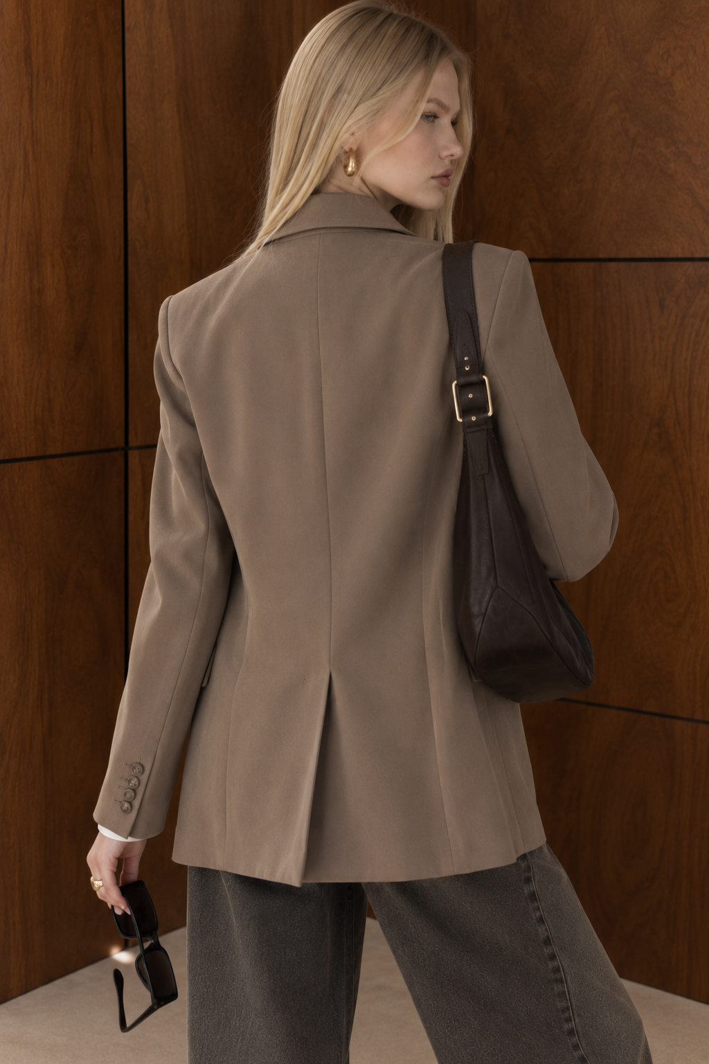 Mocha Tailored Blazer
