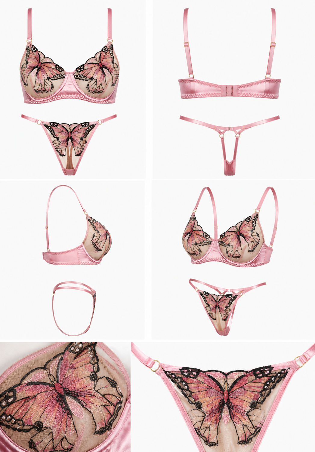 BUTTERFLY Model– Elegant Lace Lingerie Set