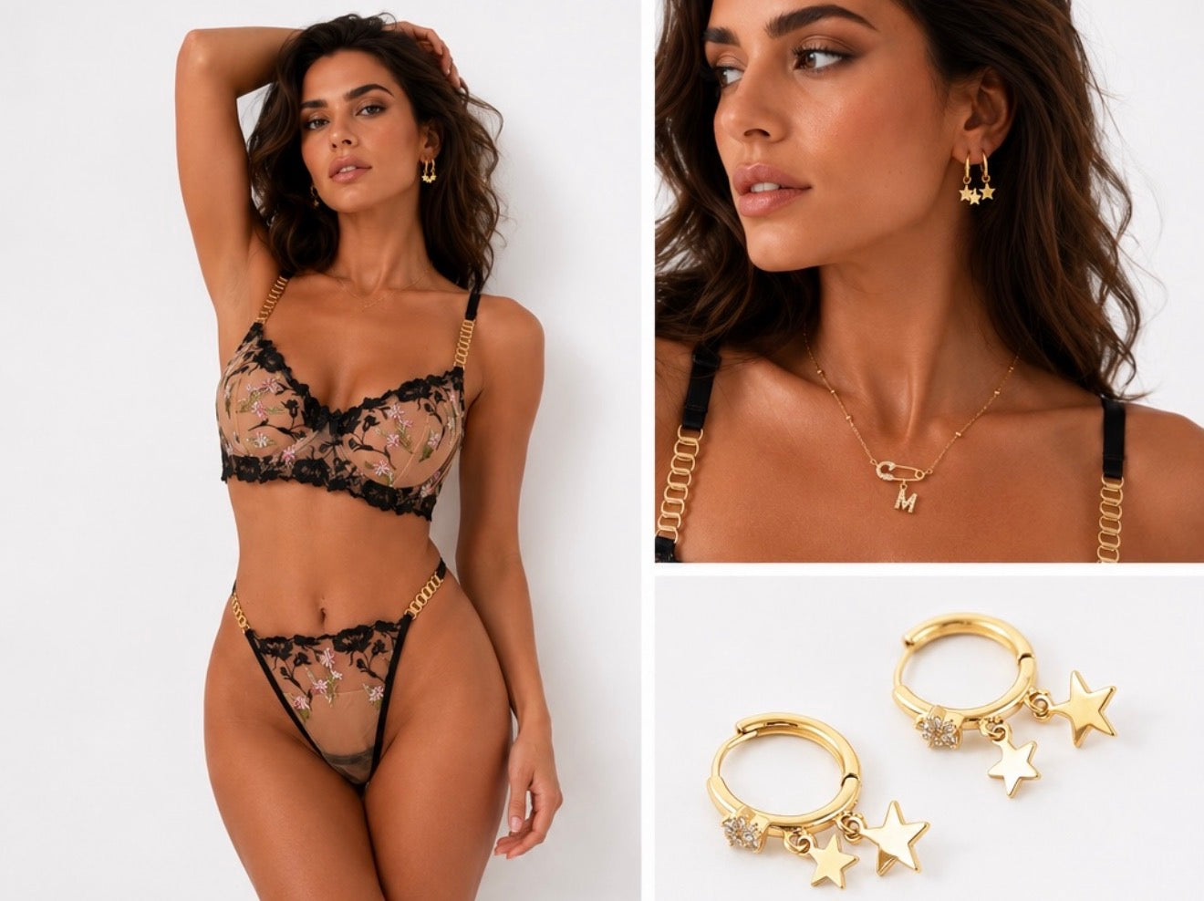 OTTO Model – Elegant French Style Lingerie Set