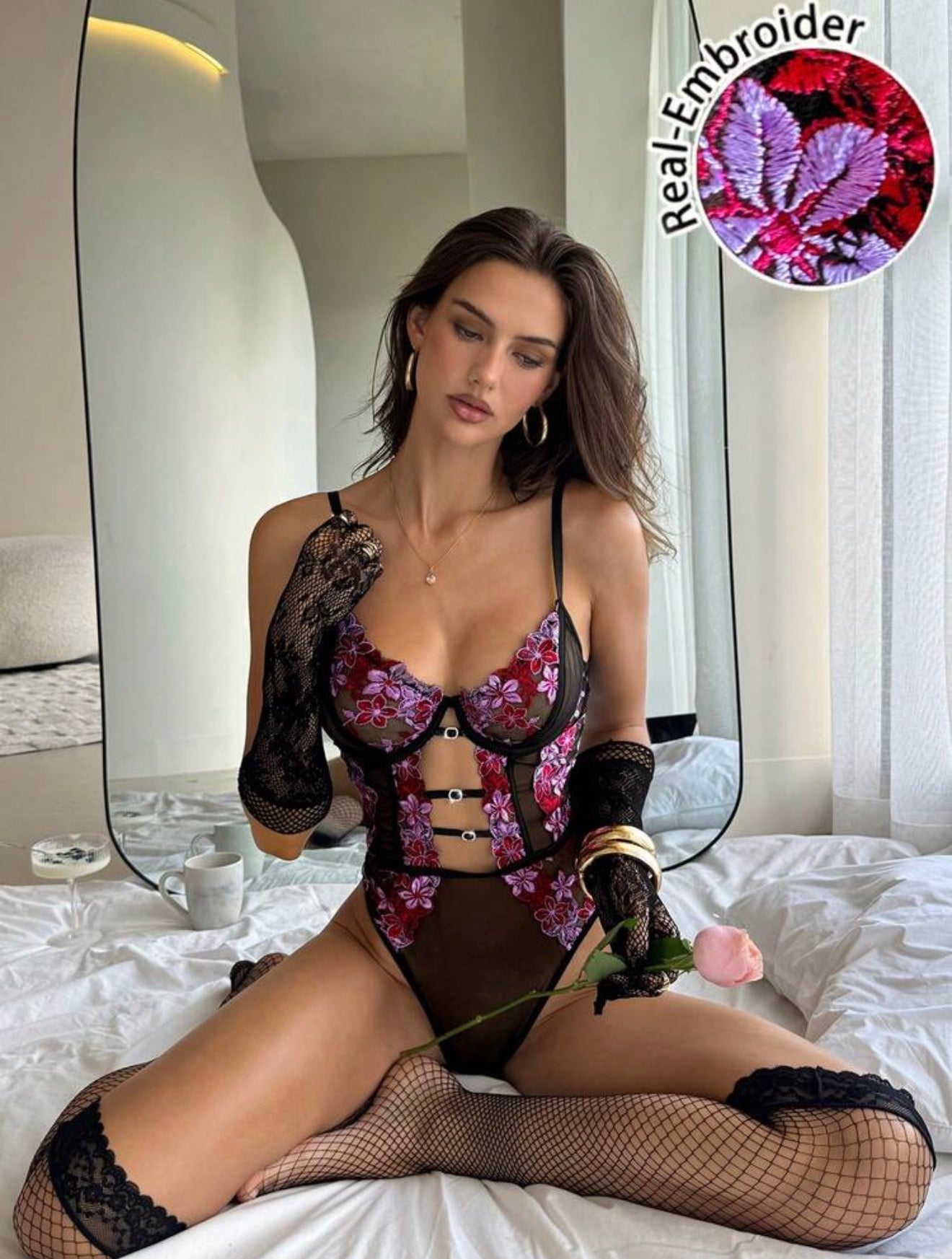 SISTAN Peony Bodysuit