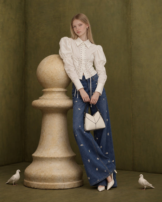 We The Free Westward Embroidered Jeans front editorial