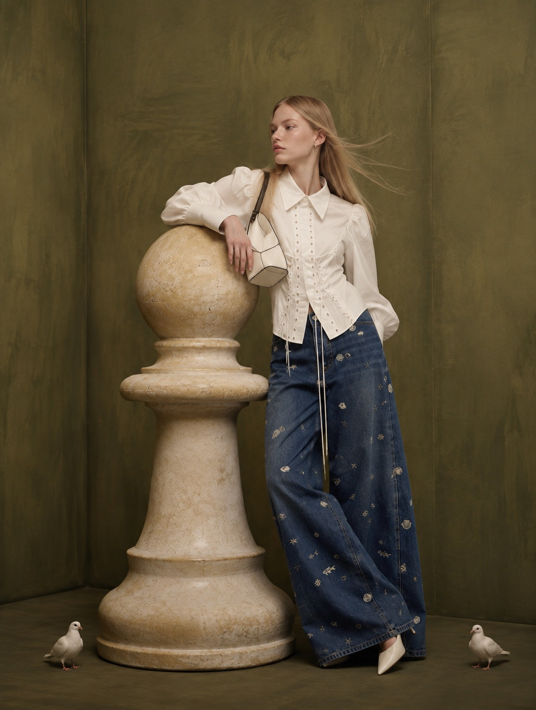 We The Free Westward Embroidered Jeans side editorial