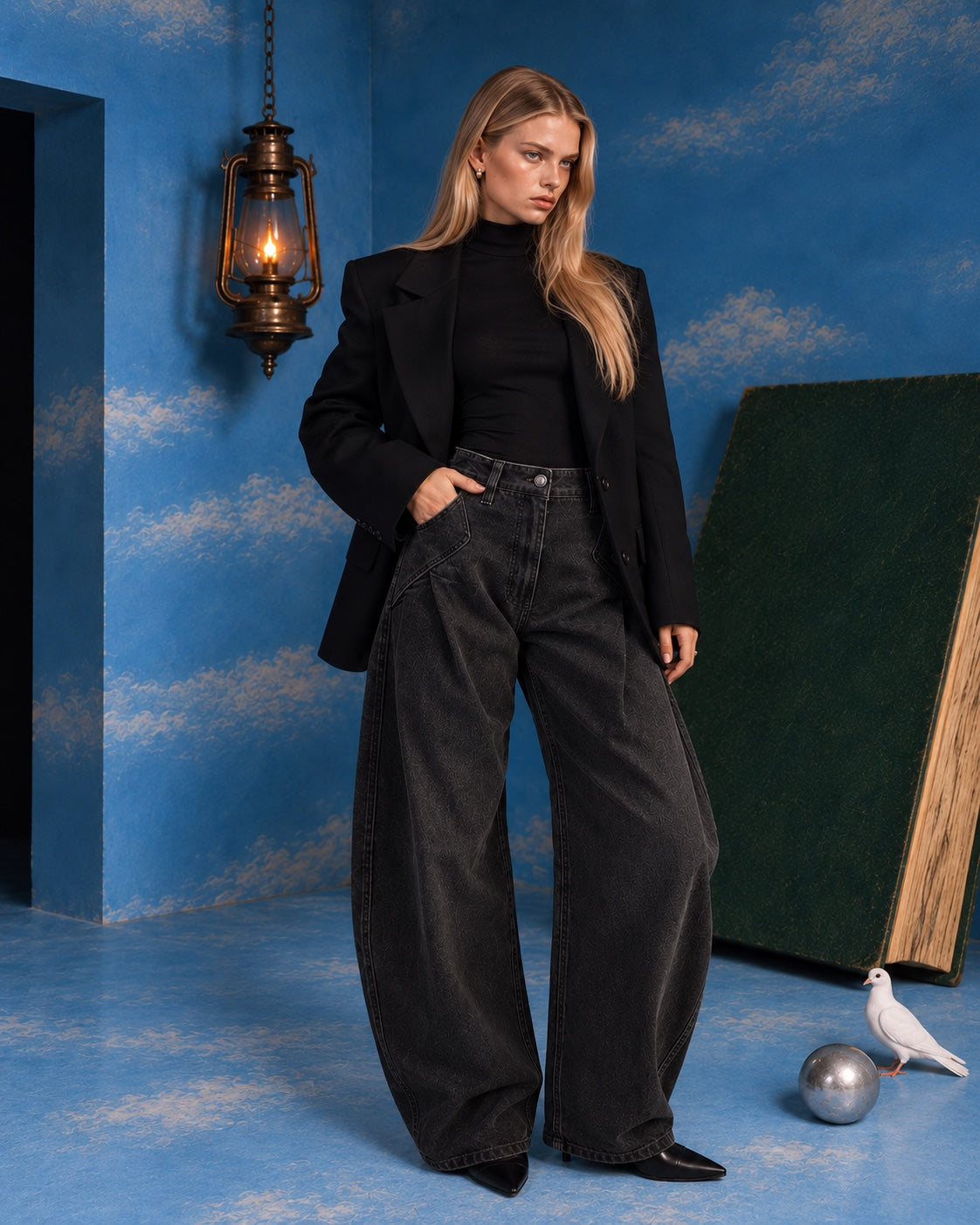 Golden Hour Trouser Jeans full length front
