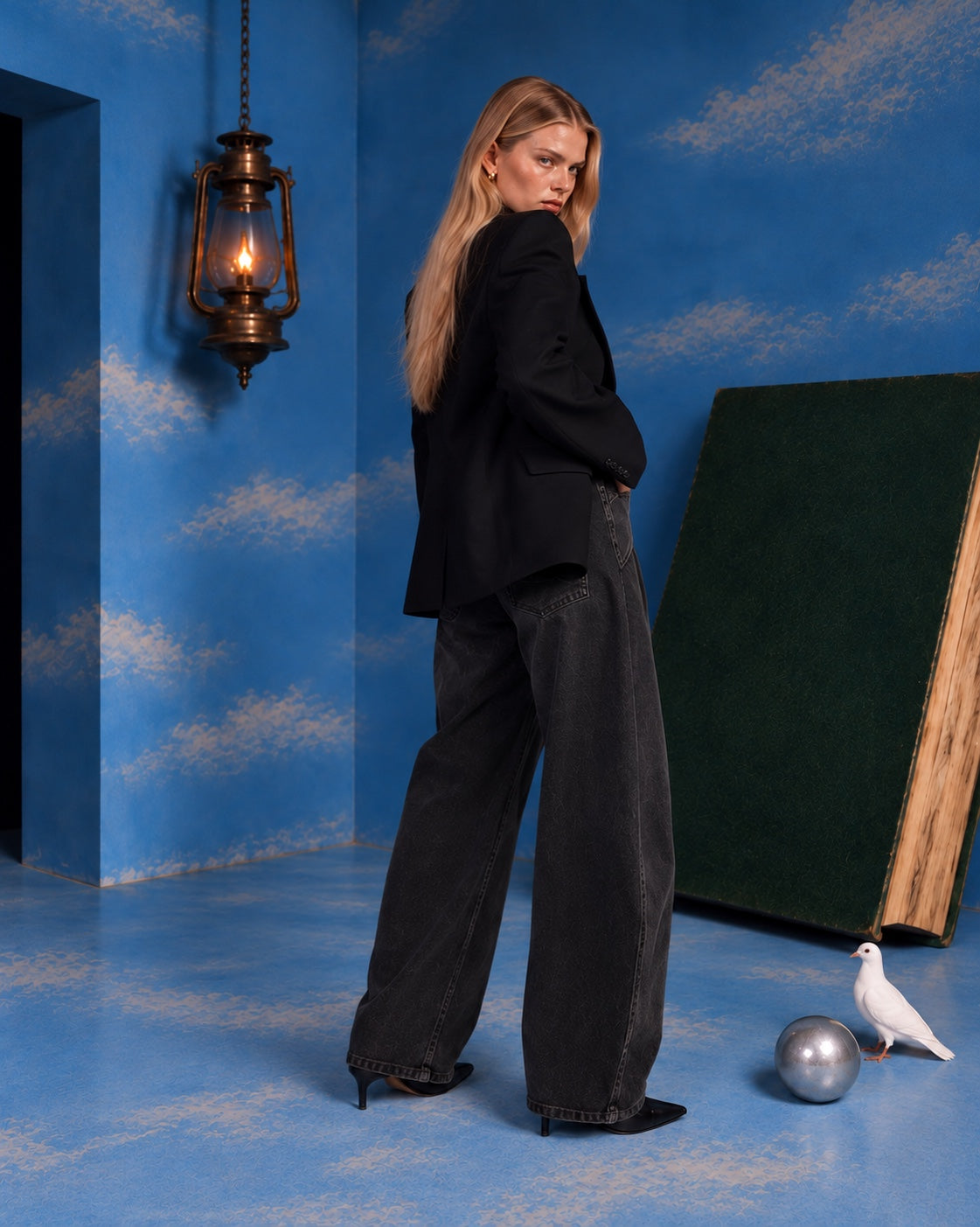 Golden Hour Trouser Jeans back view